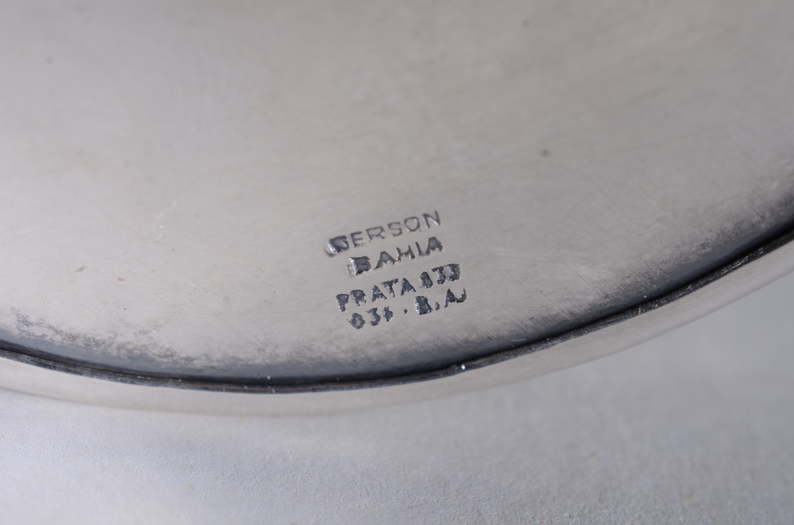 Paliteiro de prata na forma de abacaxi, contraste 833 milésimos. Peso... - foto 7 de 8