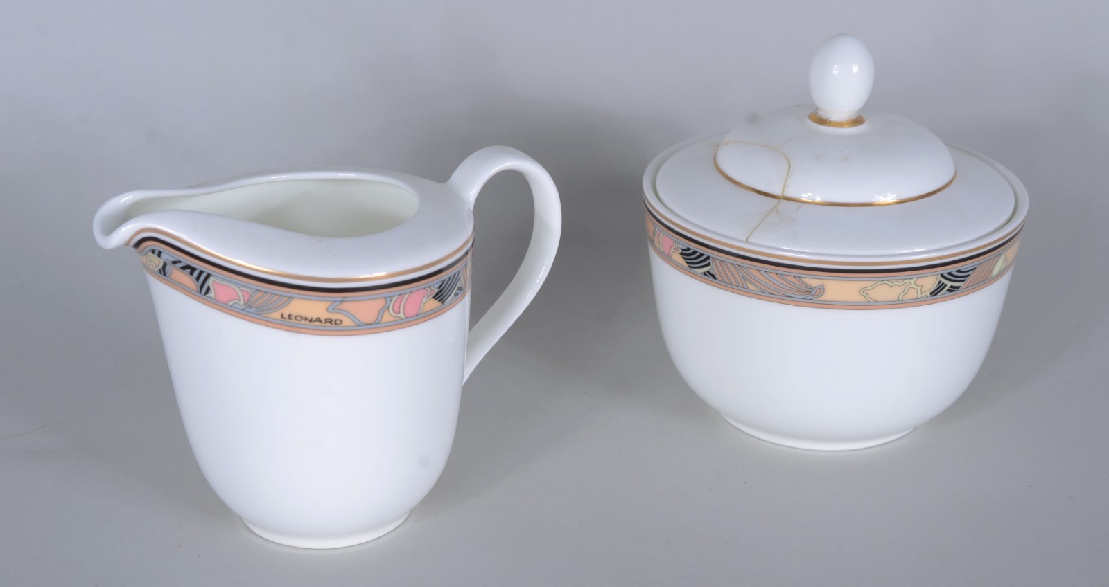 Aparelho de jantar, chá e café de porcelana alemã Hutschenreuther... - foto 9 de 11