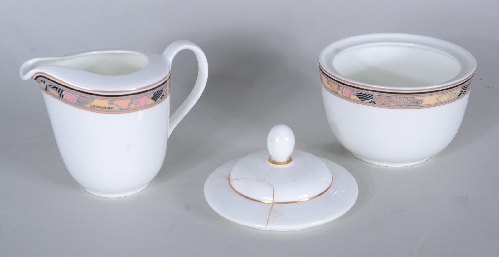 Aparelho de jantar, chá e café de porcelana alemã Hutschenreuther... - foto 10 de 11