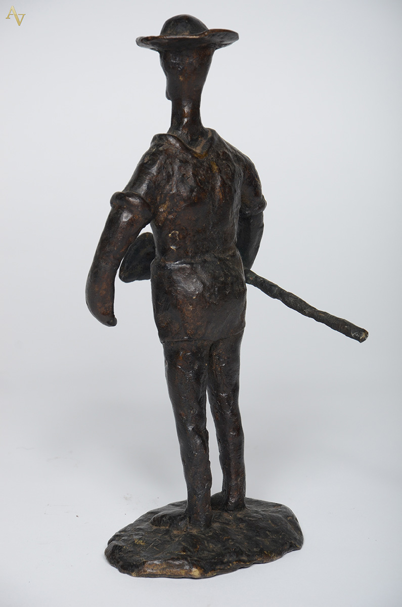 Escultura de bronze maciço "Lavrador", assinada A. R. Altura... - foto 2 de 2