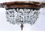Lanterna de bronze com  gostas de cristal  - Lanterna de bronze com  gostas de cristal 