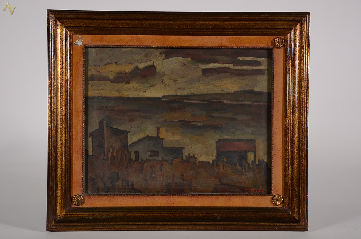 DARIO MECATTI (1909 - 1976) - "Cabo Polonio" - ose - 40 x 49 - foto 1 de 5
