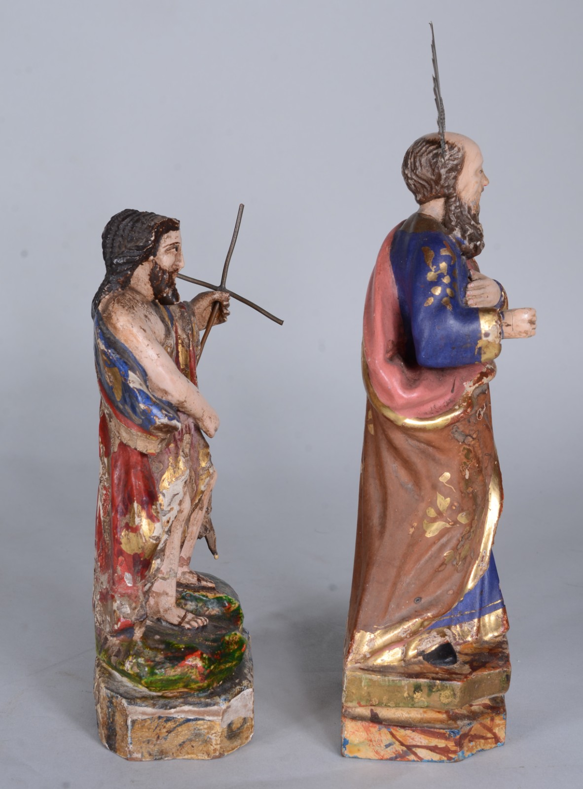 São João Baptista e São Joaquim - Duas antigas imagens de madeira... - foto 4 de 9