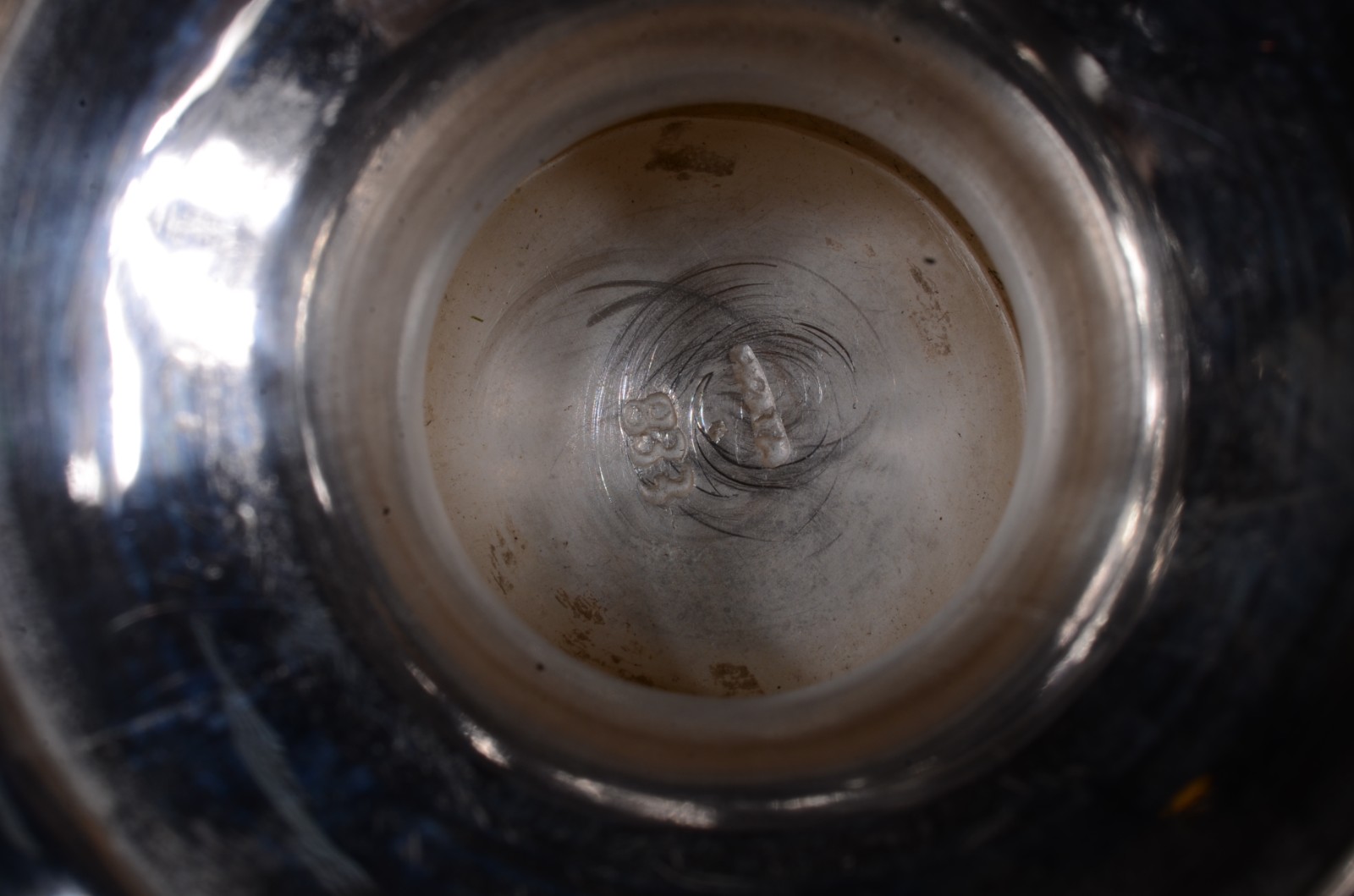 Vaso de prata, contraste 833 mls. Peso da prata: 133 g. (Por motivos... - foto 5 de 5