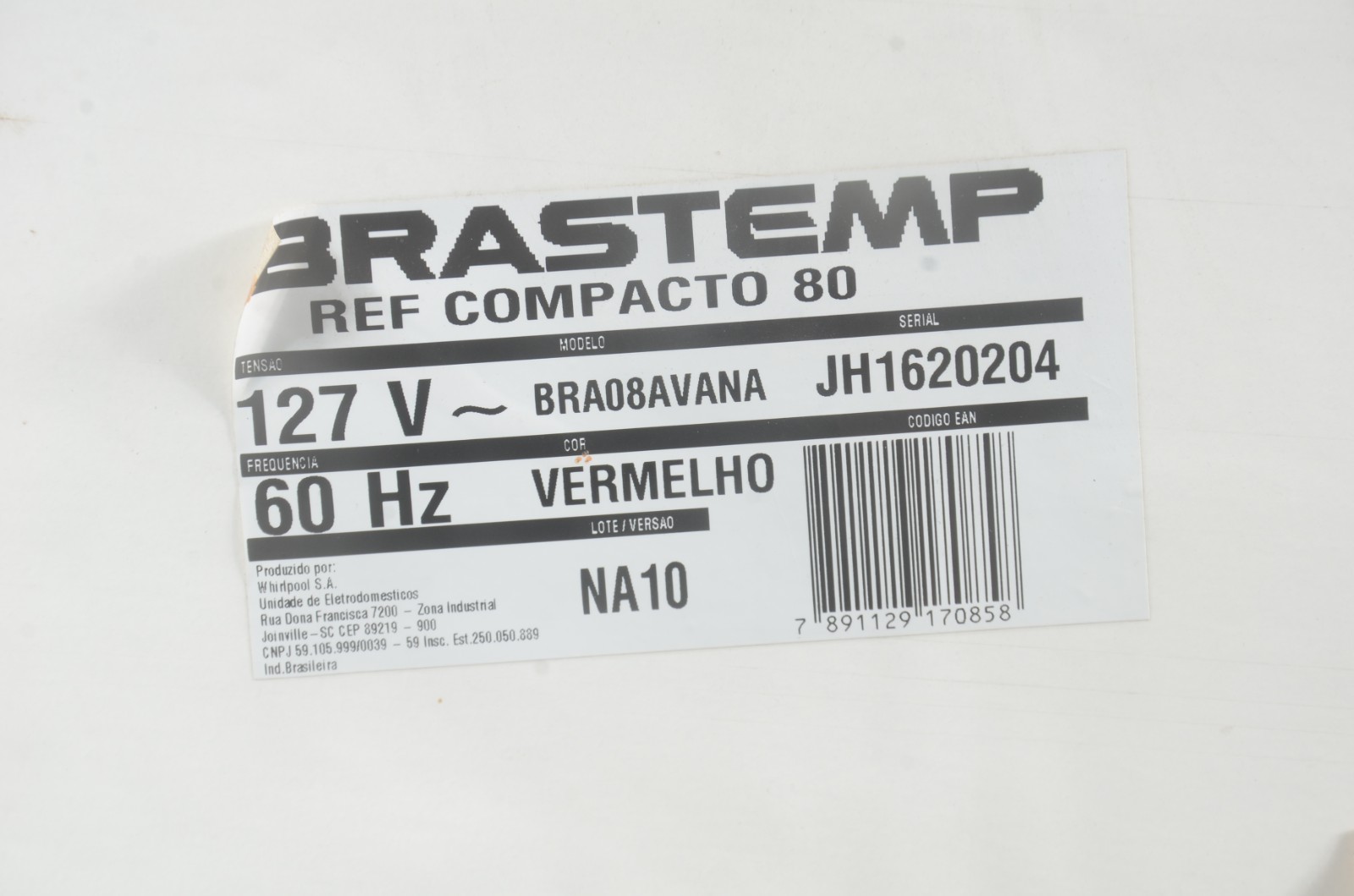 Frigobar Brastemp retrô na cor vermelha, funcionando. - foto 4 de 11