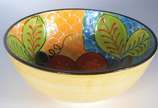 Cerámica Del Río Salado (1969),  - Bowl de cerâmica espanhola pintada á mão.