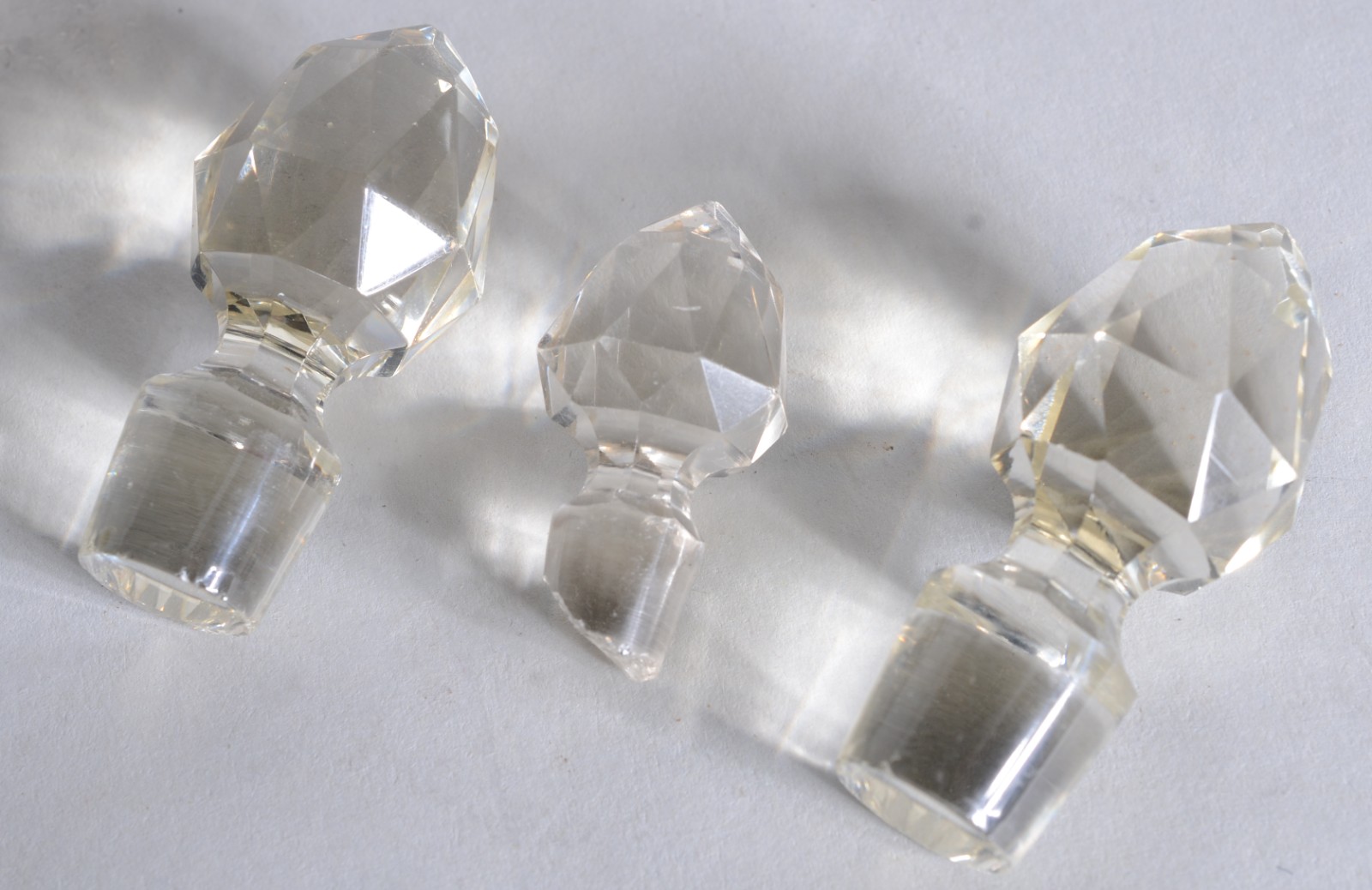 Conjunto para toilette de cristal double âmbar lapidado, composto de... - foto 8 de 9