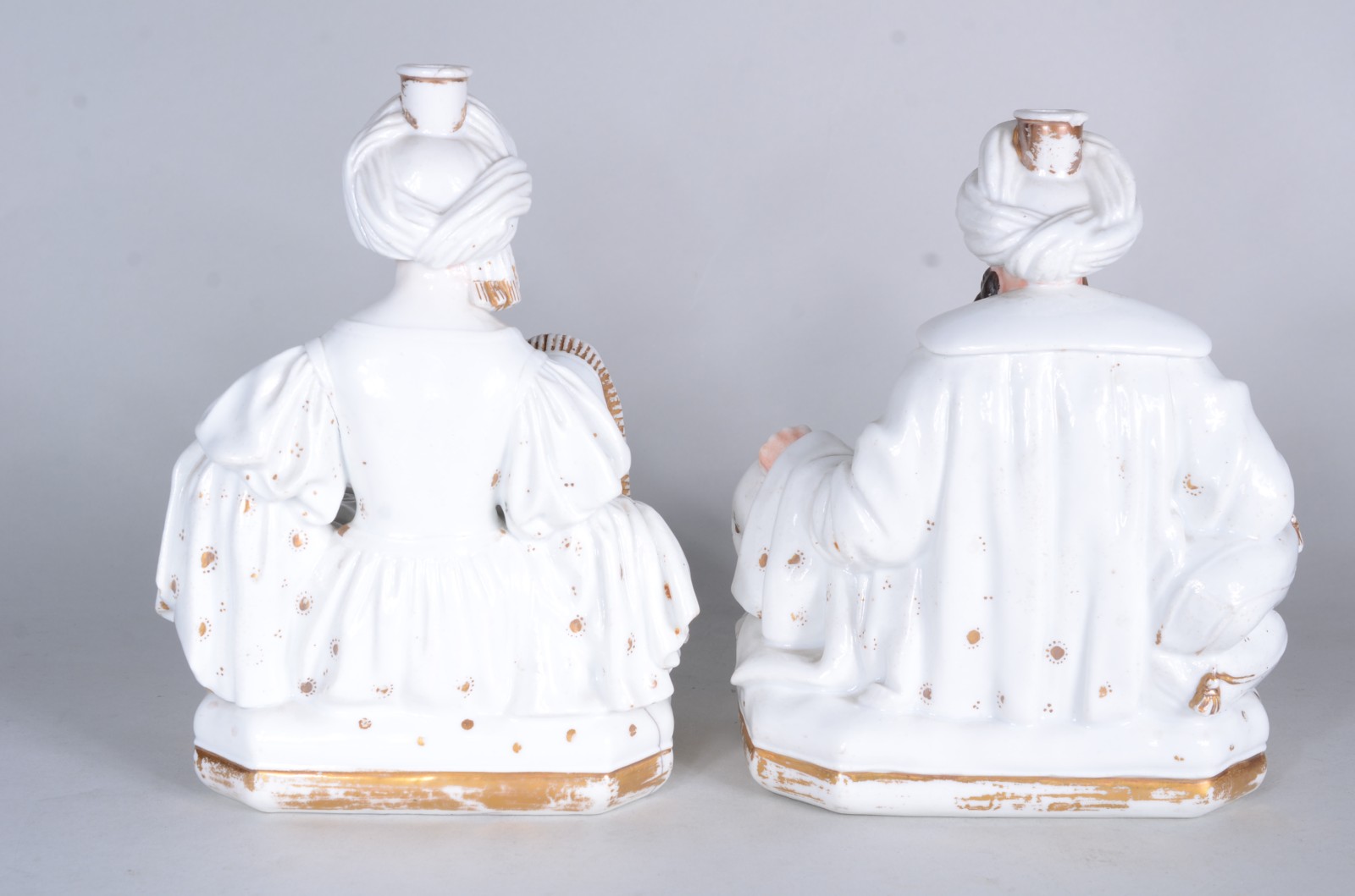 Par de figuras de porcelana, representando casal árabe (pequenos... - foto 6 de 11