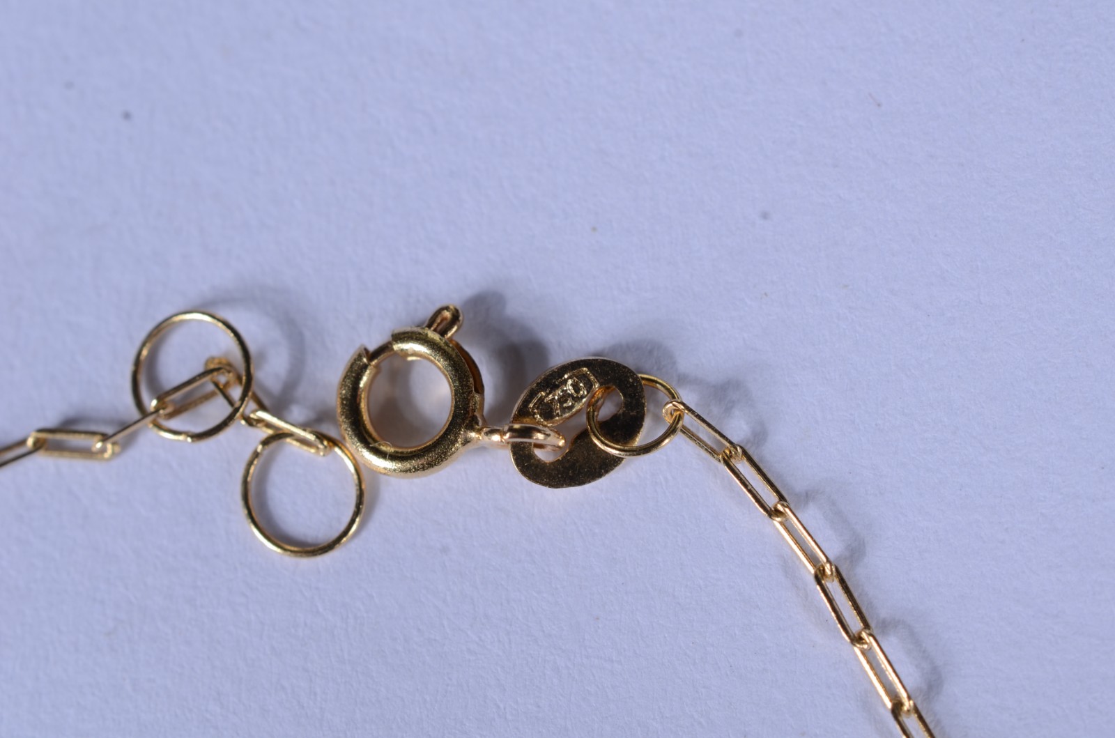 Pulseira para criança de ouro 18 k., contraste 750 com placa. (Por... - foto 4 de 4