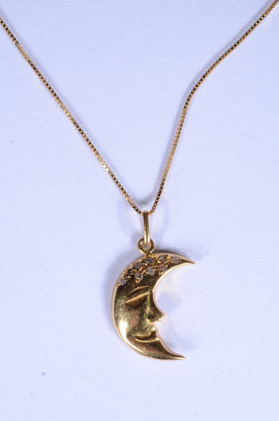 Colar de ouro 18 k., contraste 750 feitio veneziano com pendente de... - foto 1 de 8