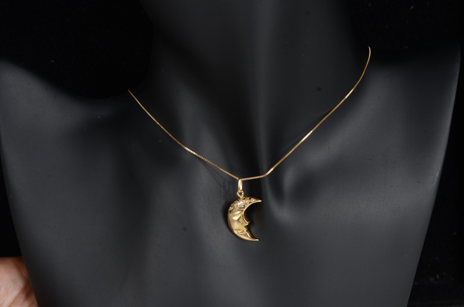 Colar de ouro 18 k., contraste 750 feitio veneziano com pendente de... - foto 4 de 8