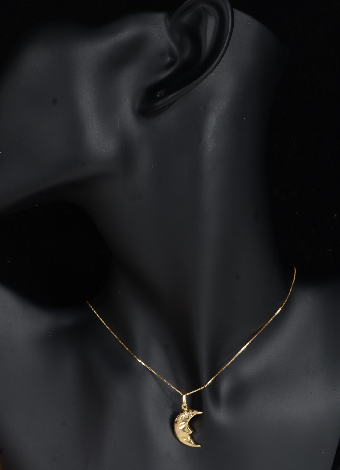 Colar de ouro 18 k., contraste 750 feitio veneziano com pendente de... - foto 5 de 8