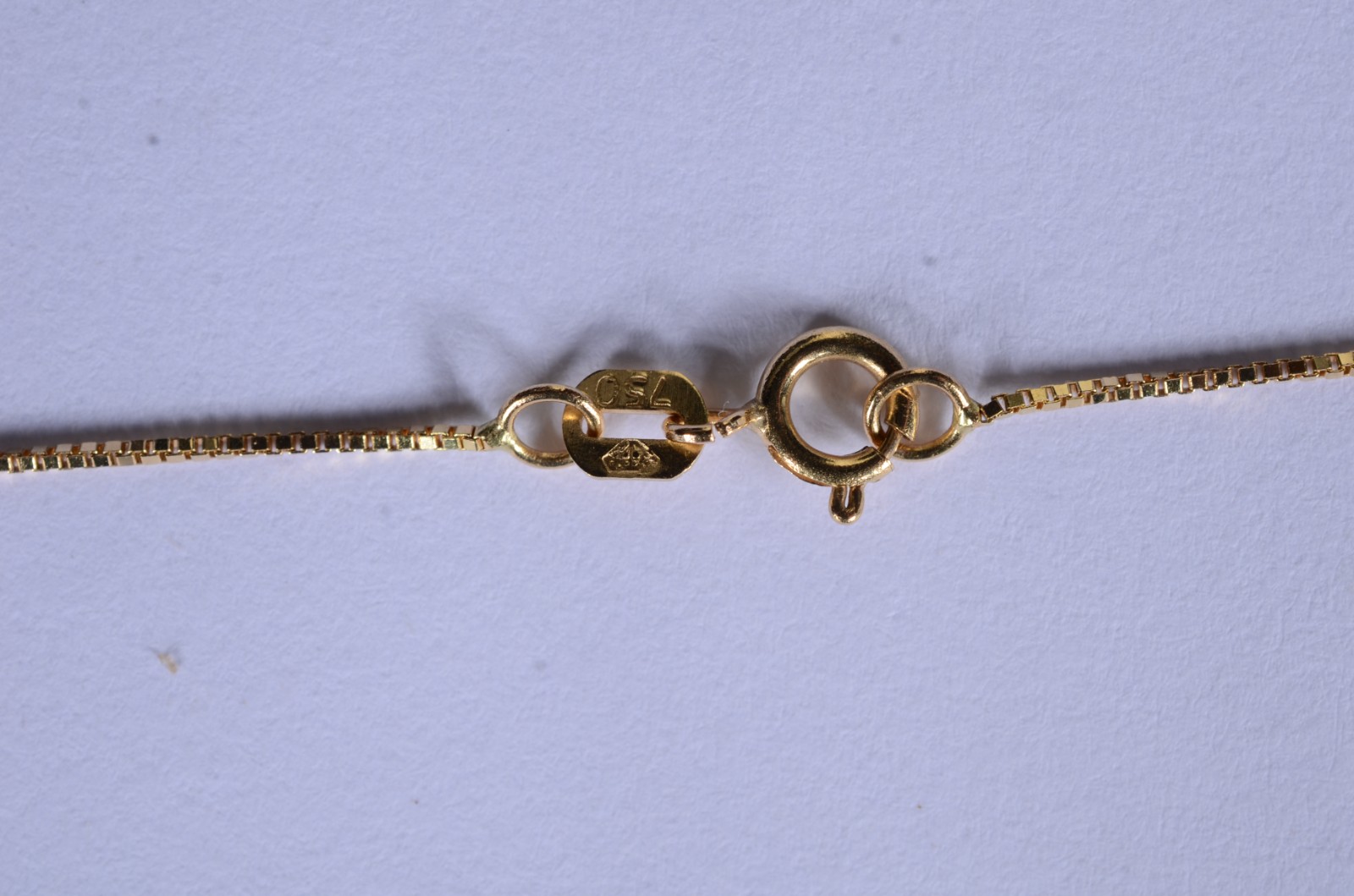 Colar de ouro 18 k., contraste 750 feitio veneziano com pendente de... - foto 6 de 8