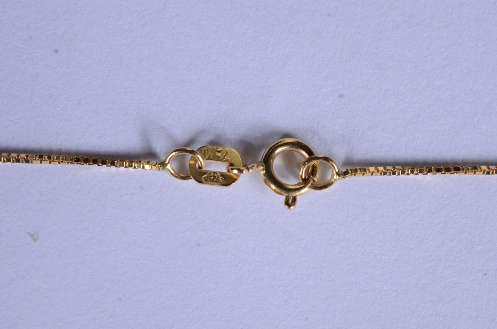 Colar de ouro 18 k., contraste 750 feitio veneziano com pendente de... - foto 8 de 8