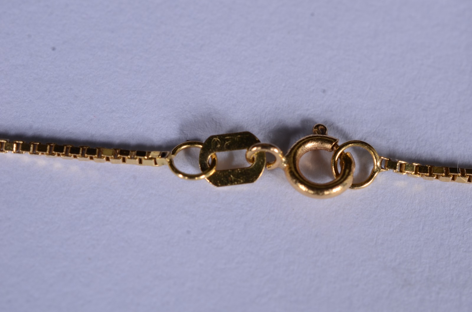 Colar de ouro 18 k., contraste 750 feitio italiano com pendente de... - foto 3 de 7