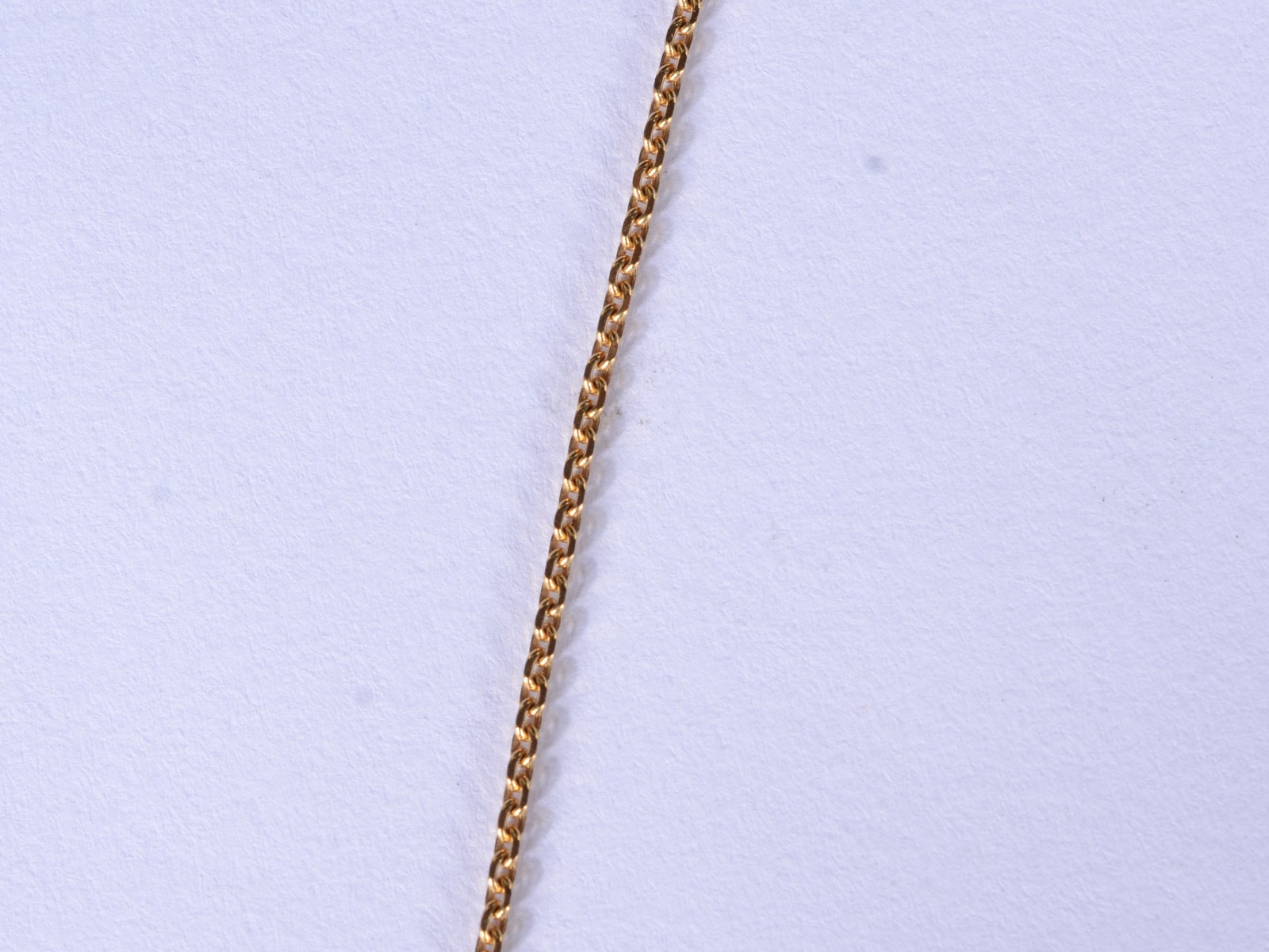 Colar de ouro 18 k., contraste 750 com pendente de olho grego. (Por... - foto 4 de 7