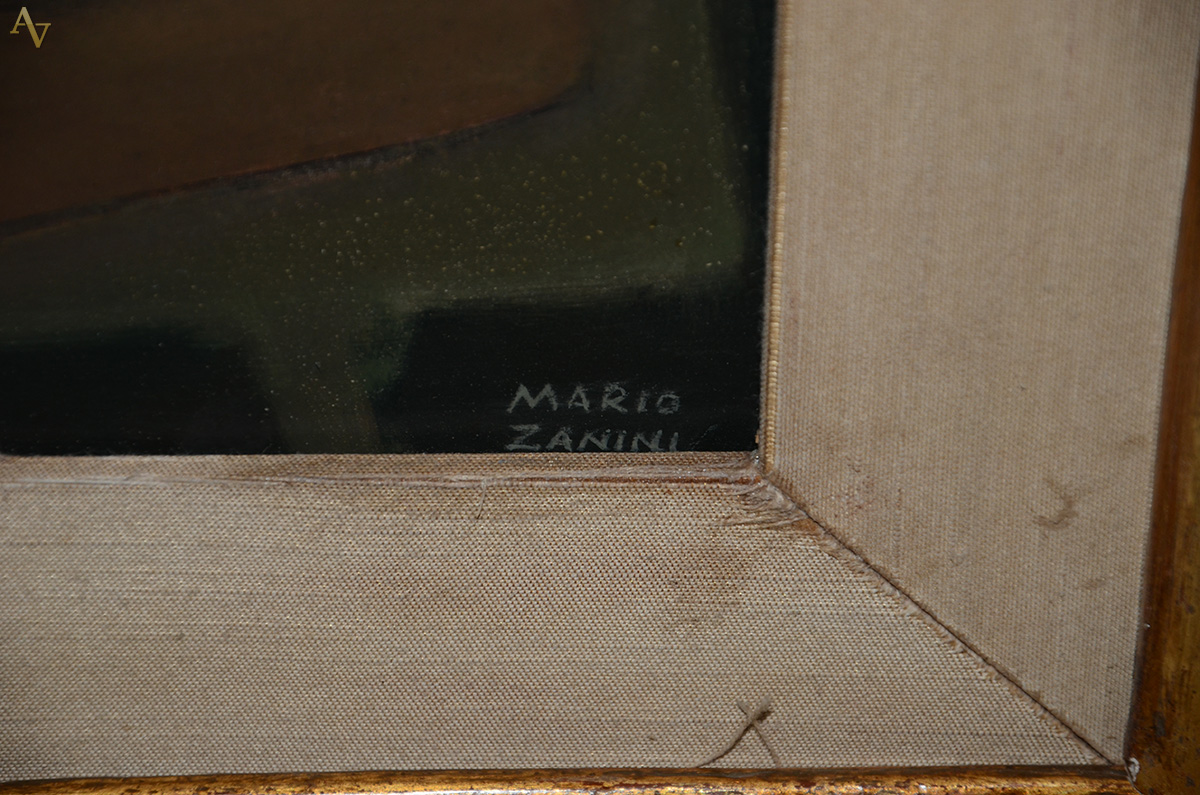 MARIO ZANINI (1907 - 1971) - Natureza Morta - ose - 26 x 36 - foto 3 de 3