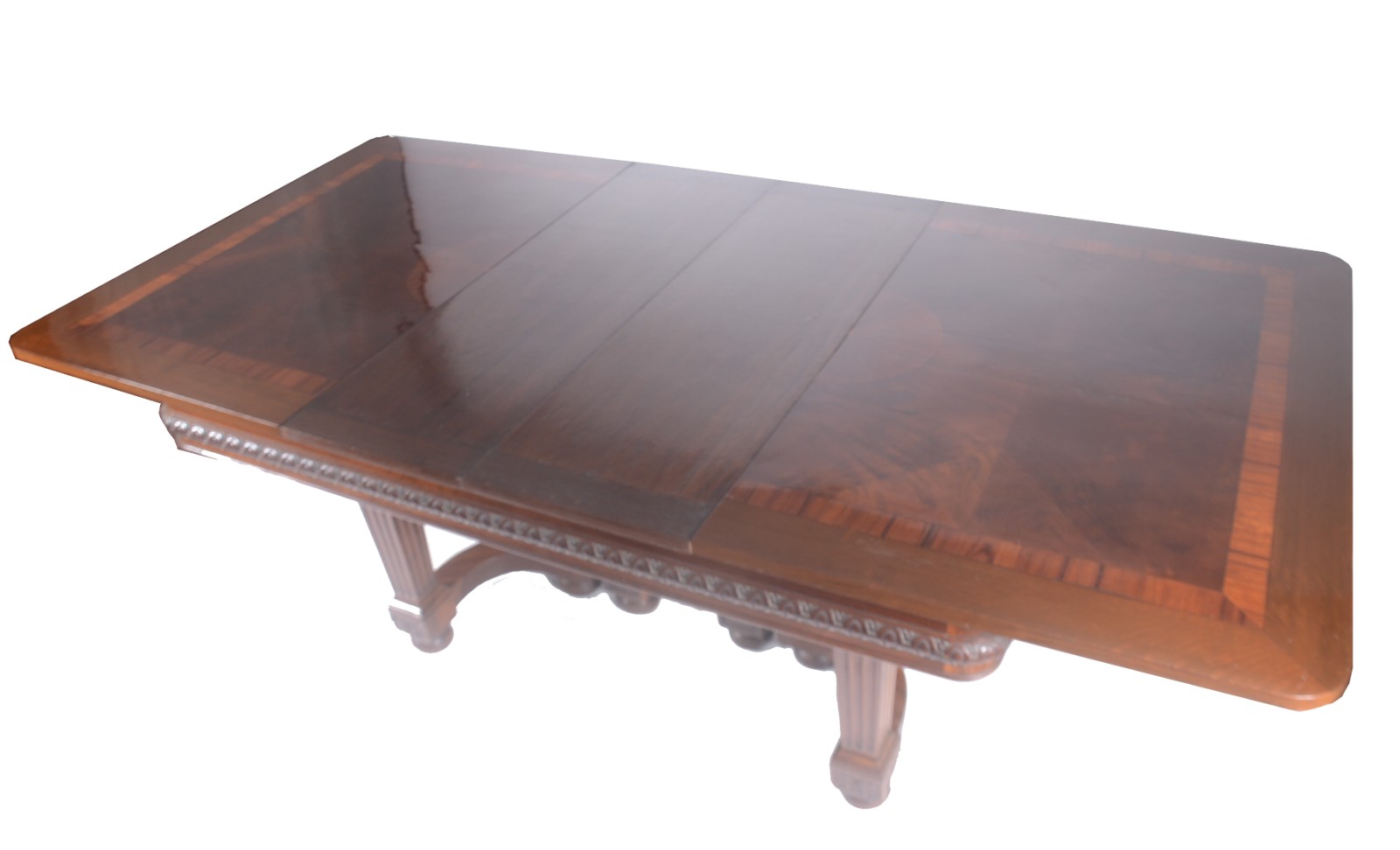 Conjunto para sala de jantar, composto de mesa de madeira nobre... - foto 6 de 10