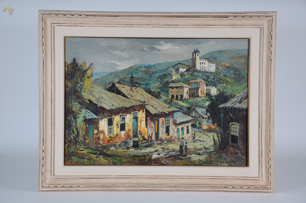 DURVAL PEREIRA (1921 - 1984) - Casario - ost - 70 x 100 - foto 1 de 3