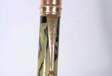 Três antigas lapiseiras diversas de metal doura... - Três antigas lapiseiras diversas de metal dourado, sendo uma delas Parker.