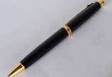 CARAN D' ACHE,  - Caneta Caran D' Ache na cor preta banhado com ouro suiço, no estojo.