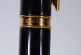 CARAN D' ACHE,  - Caneta Caran D' Ache na cor preta banhado com ouro suiço, no estojo.