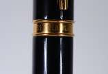 CARAN D' ACHE,  - Caneta Caran D' Ache na cor preta banhado com ouro suiço, no estojo.