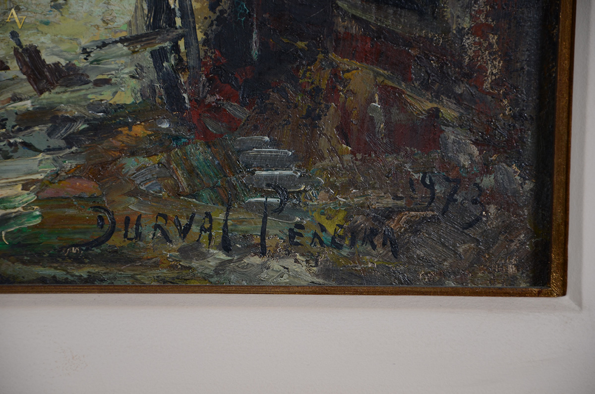 DURVAL PEREIRA (1921 - 1984) - Casario - ost - 70 x 100 - foto 3 de 3