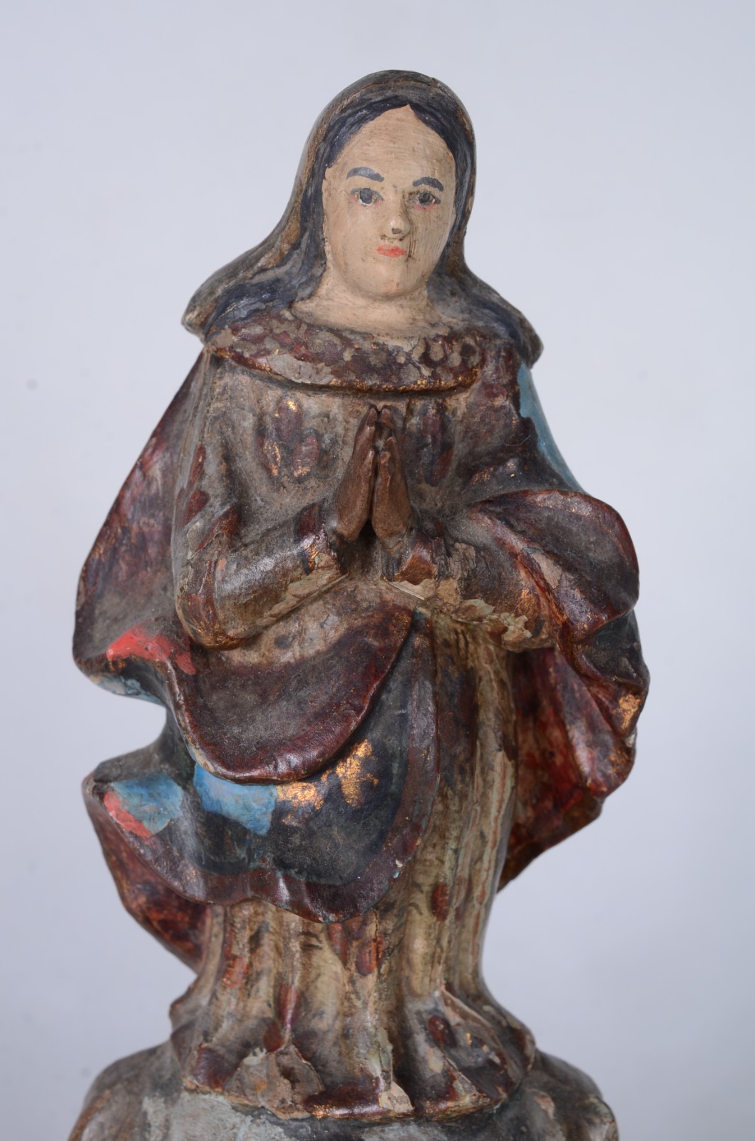 Nossa senhora - Imagem de madeira policromada. - foto 3 de 8