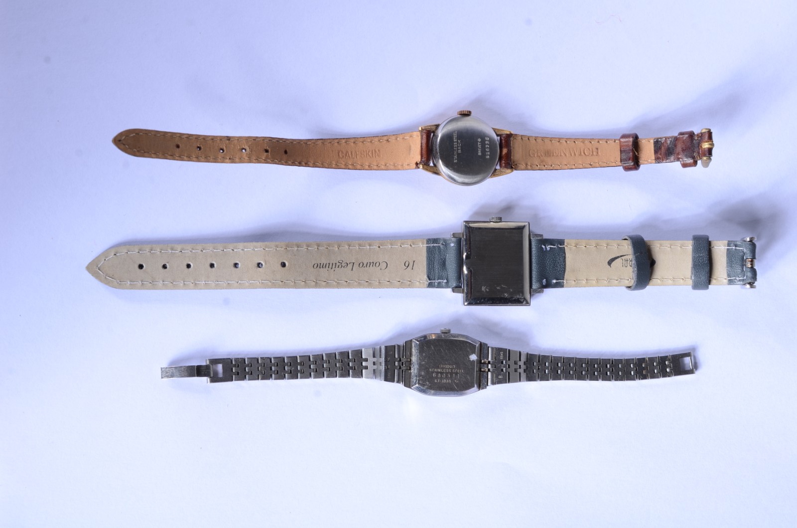 Três relógios de pulso, sendo: Seiko á quartz; Vulcain - Grand Prix... - foto 6 de 11
