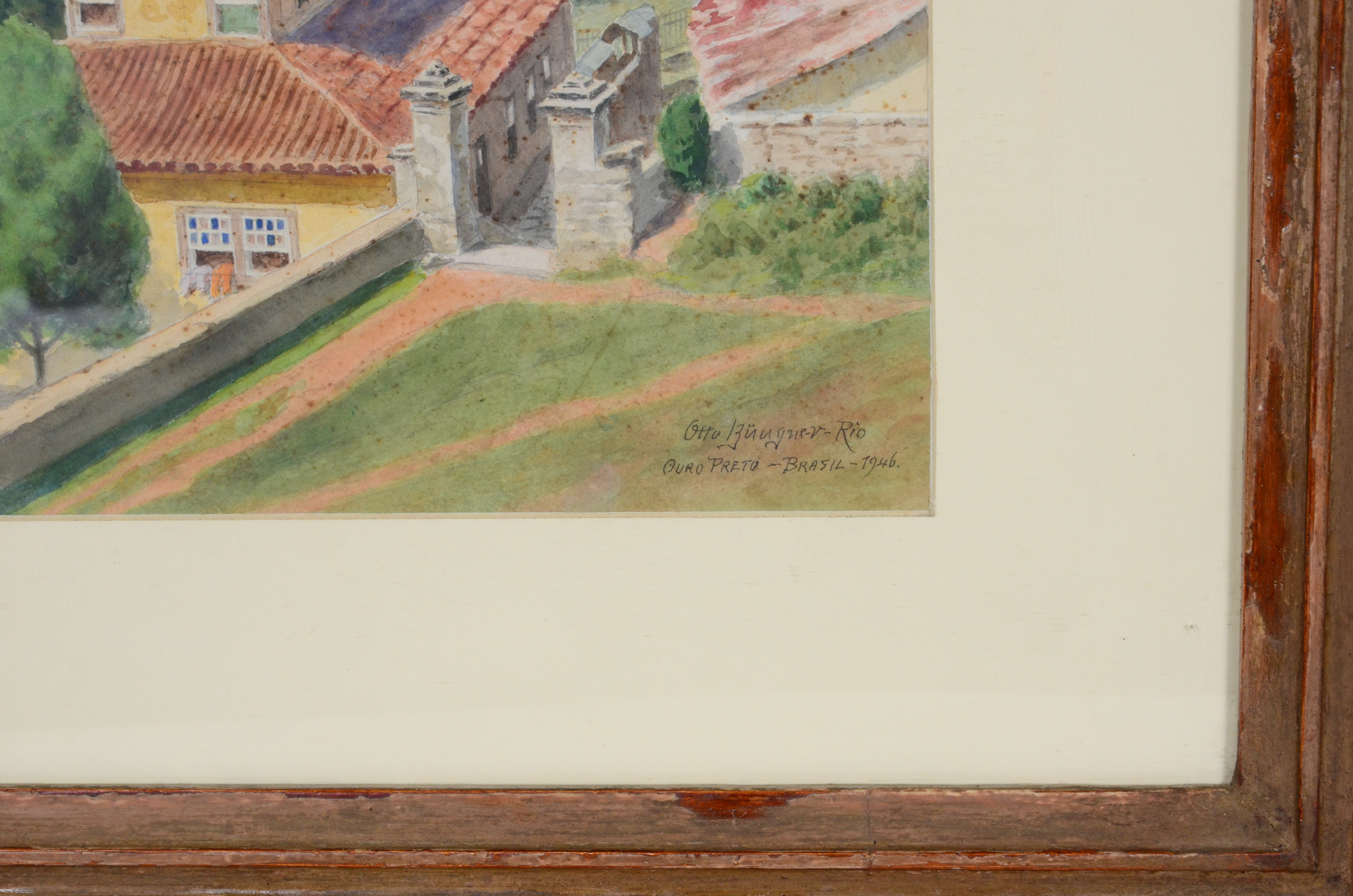 Paisagem com igreja, Ouro Preto - foto 2 de 3
