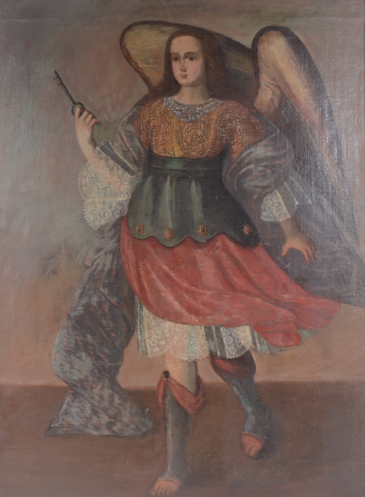 Escola Cusquenha (1538), Arcanjo - foto 1 de 5