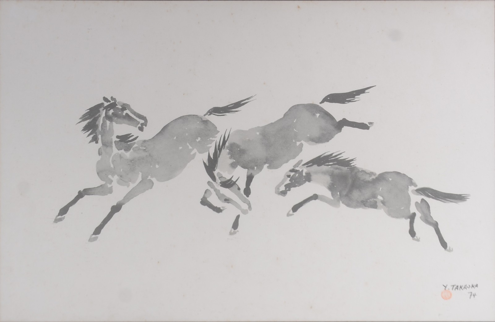 Yoshiya Takaoka (1909-1978), Cavalos - foto 1 de 5