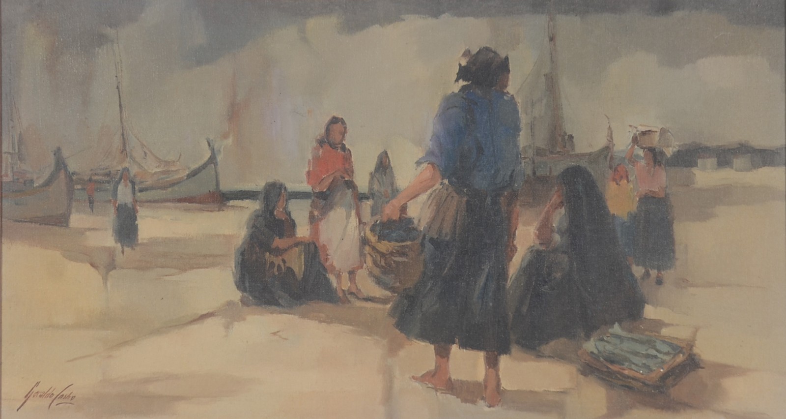 Geraldo Castro (1914-1922), Figuras na Praia - foto 1 de 5