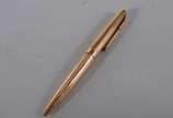 Cartier (1847),  - Caneta de ouro 18 k. No estojo.