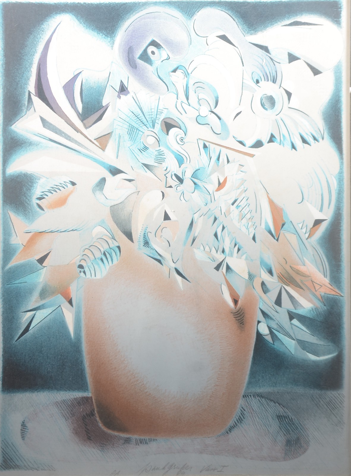 Gravura P.A (Prova do Artista) - datado 1989. - foto 1 de 4