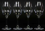 Seis cálices de cristal Bohemia para vinho bran... - Seis cálices de cristal Bohemia para vinho branco 230 ml 