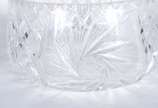 Duas fruteiras de cristal tcheco lapidado. - Duas fruteiras de cristal tcheco lapidado.