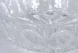 Duas fruteiras de cristal tcheco lapidado. - Duas fruteiras de cristal tcheco lapidado.