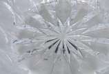 Duas fruteiras de cristal tcheco lapidado. - Duas fruteiras de cristal tcheco lapidado.