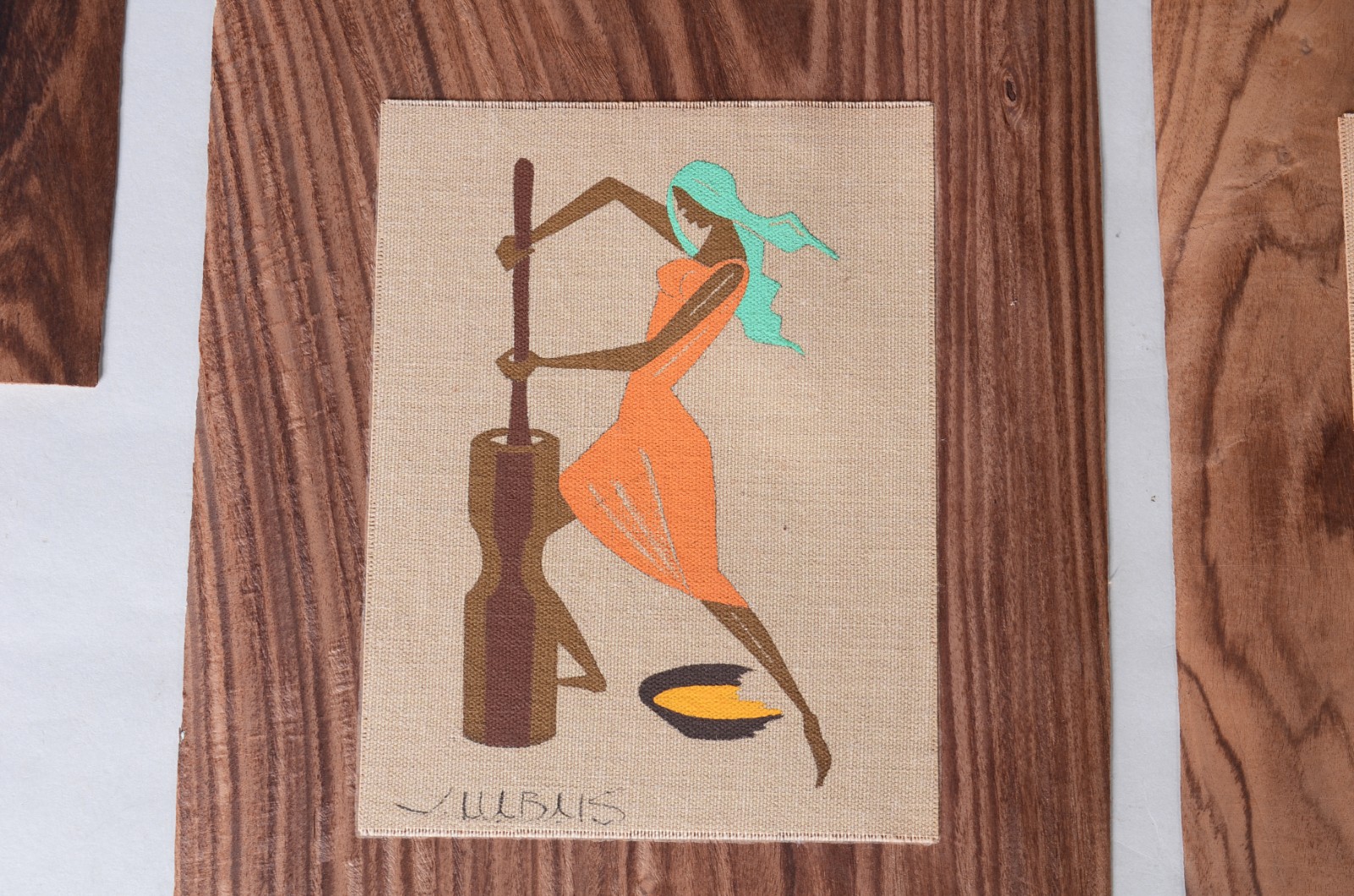 Conjunto com 7 pinturas com temas brasileiros. - foto 7 de 11