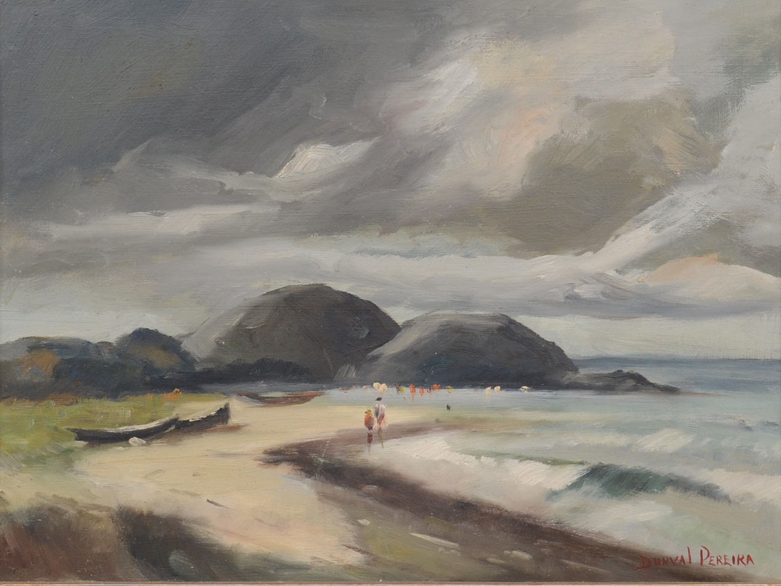 Durval Pereira (1917-1984), Marinha com Figuras - foto 1 de 4