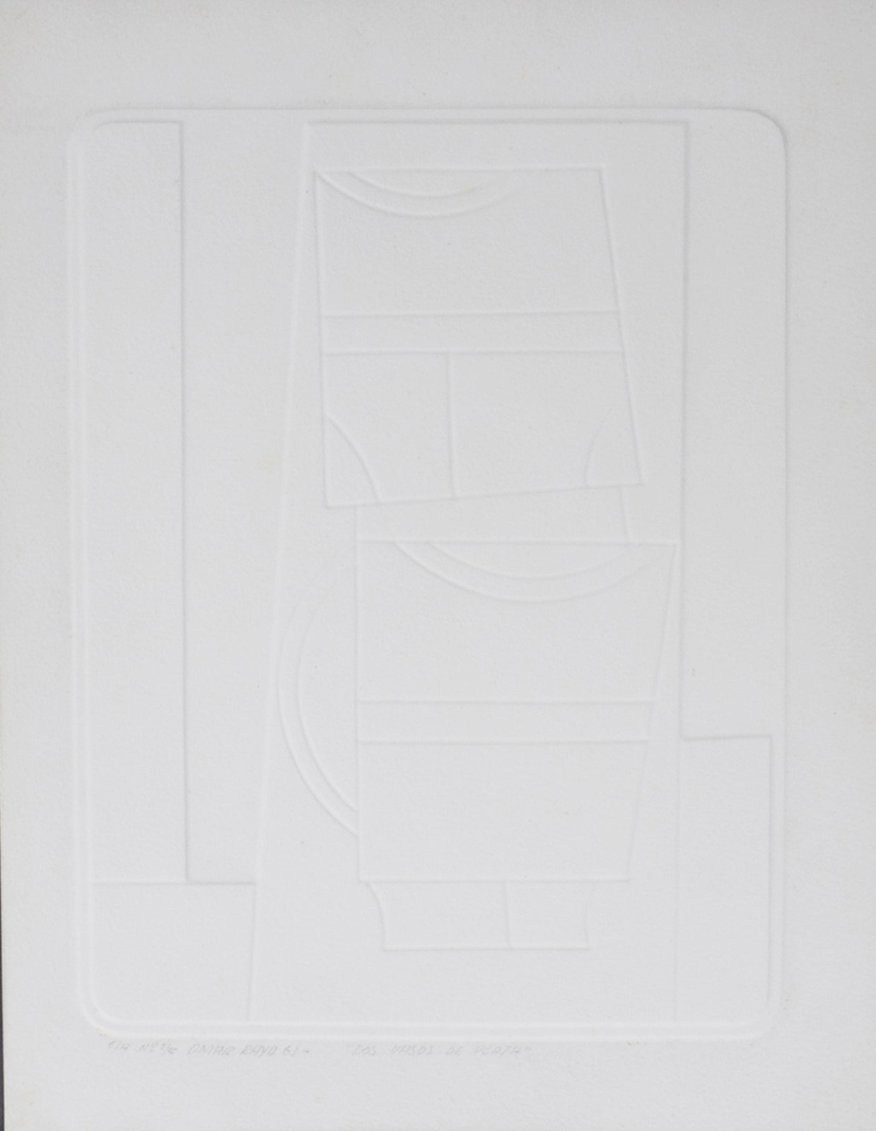 Ómar Rayo (1928-2010), Dos Vasos de Plata - foto 1 de 7