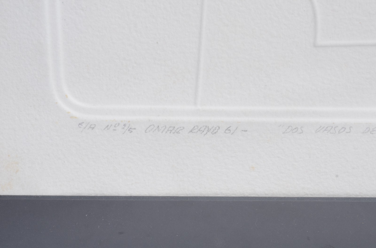 Ómar Rayo (1928-2010), Dos Vasos de Plata - foto 3 de 7