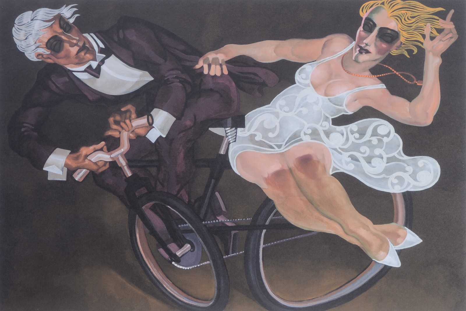Juarez Machado (1941-2026), Casal na bicicleta - foto 1 de 5