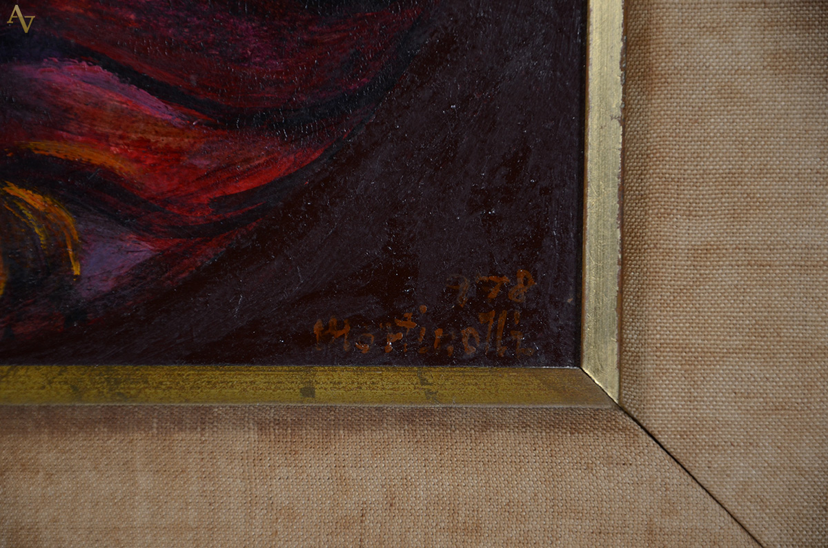 MARTINOLLI (1938) - "Liberdade" - ose - 33 x 33 - datado 1978 - foto 3 de 4