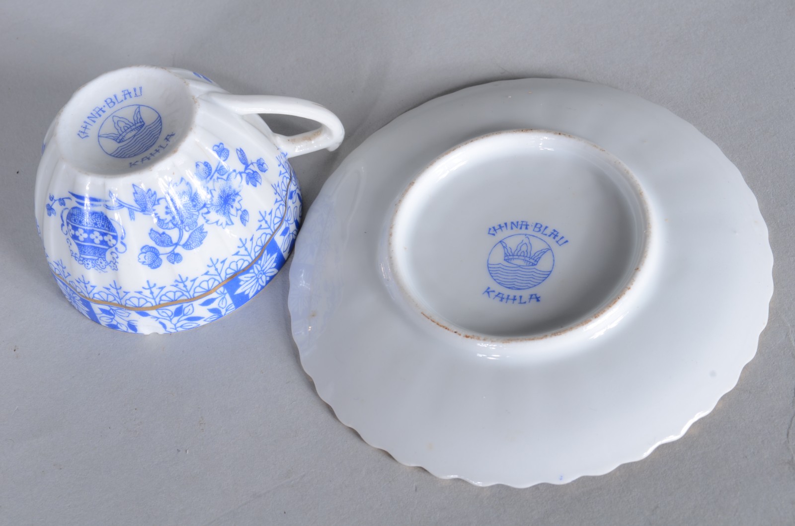 Serviço para café de porcelana oriental "China - Blau Kahla", na cor... - foto 4 de 11