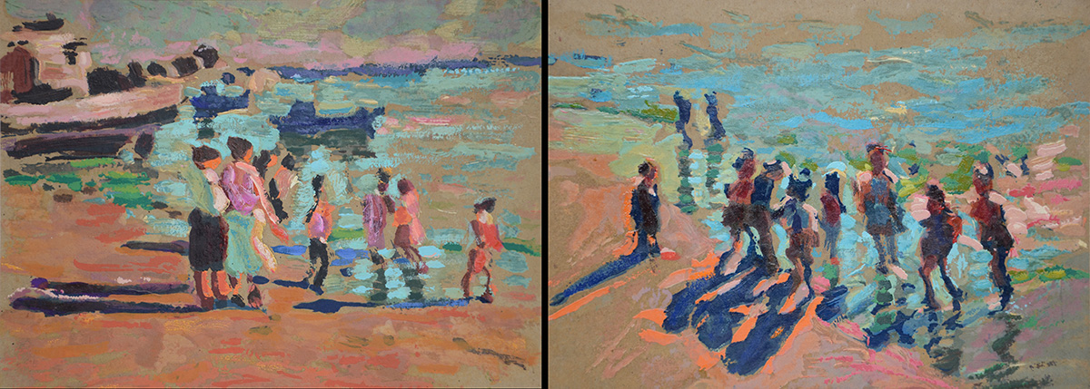  Sérgio Telles (1936-2022), Figuras na praia - foto 2 de 2