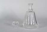 Baccarat (1764),  - Serviço de cristal francês Baccarat, lapidação Harcourt, composto de: 8 taças para vinho tinto, 9 taças para vinho branco, 11 taças para vinho do Port
