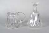 Baccarat (1764),  - Serviço de cristal francês Baccarat, lapidação Harcourt, composto de: 8 taças para vinho tinto, 9 taças para vinho branco, 11 taças para vinho do Port